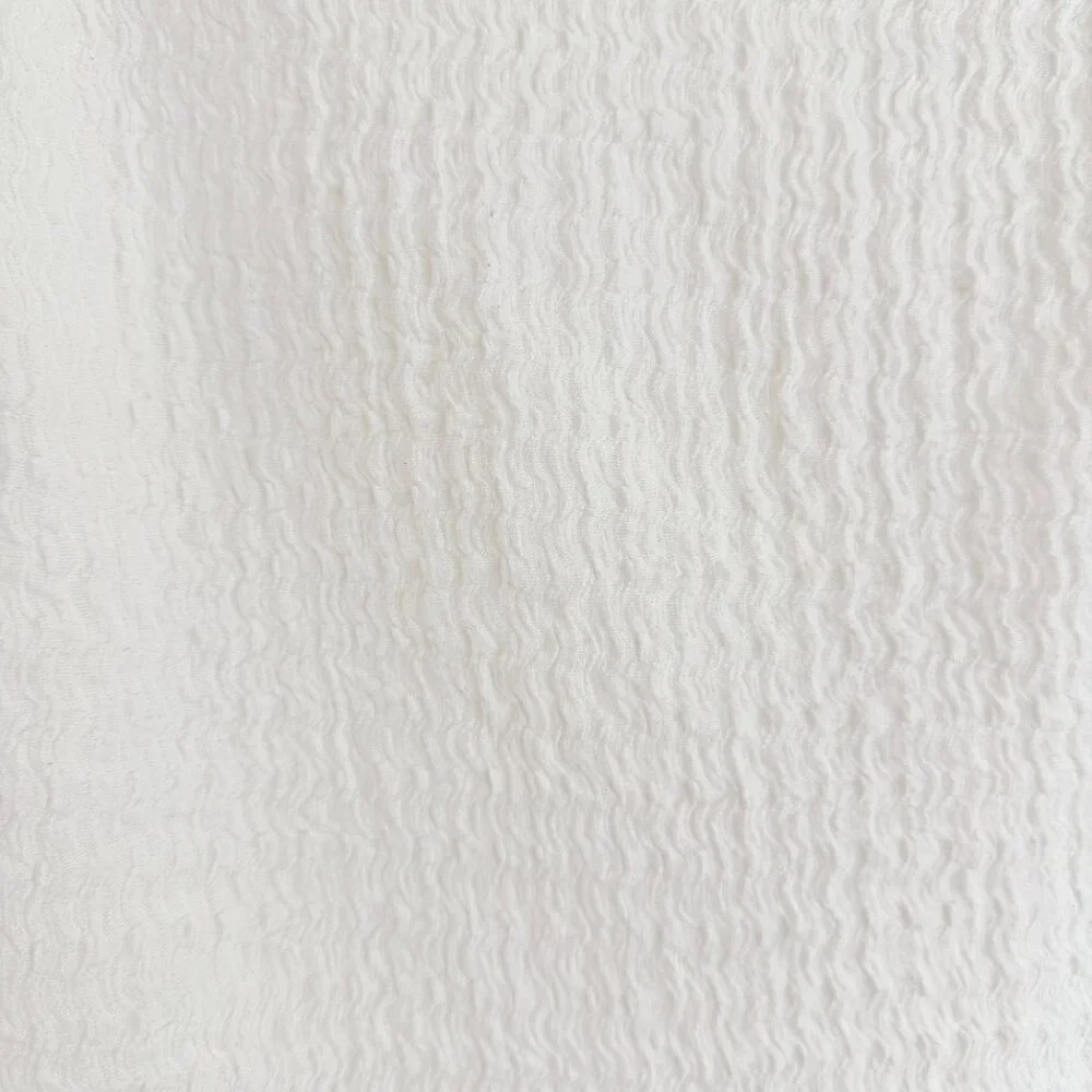 Zara White Textured Top